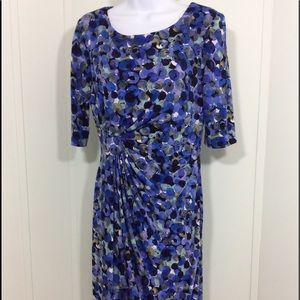 Connected Apparel Womens S 6 Dress Faux Wrap